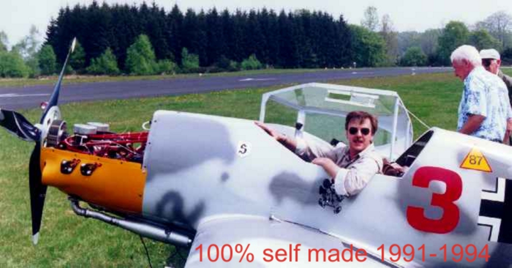 Messerschmitt 109 auf dem Flugfeld